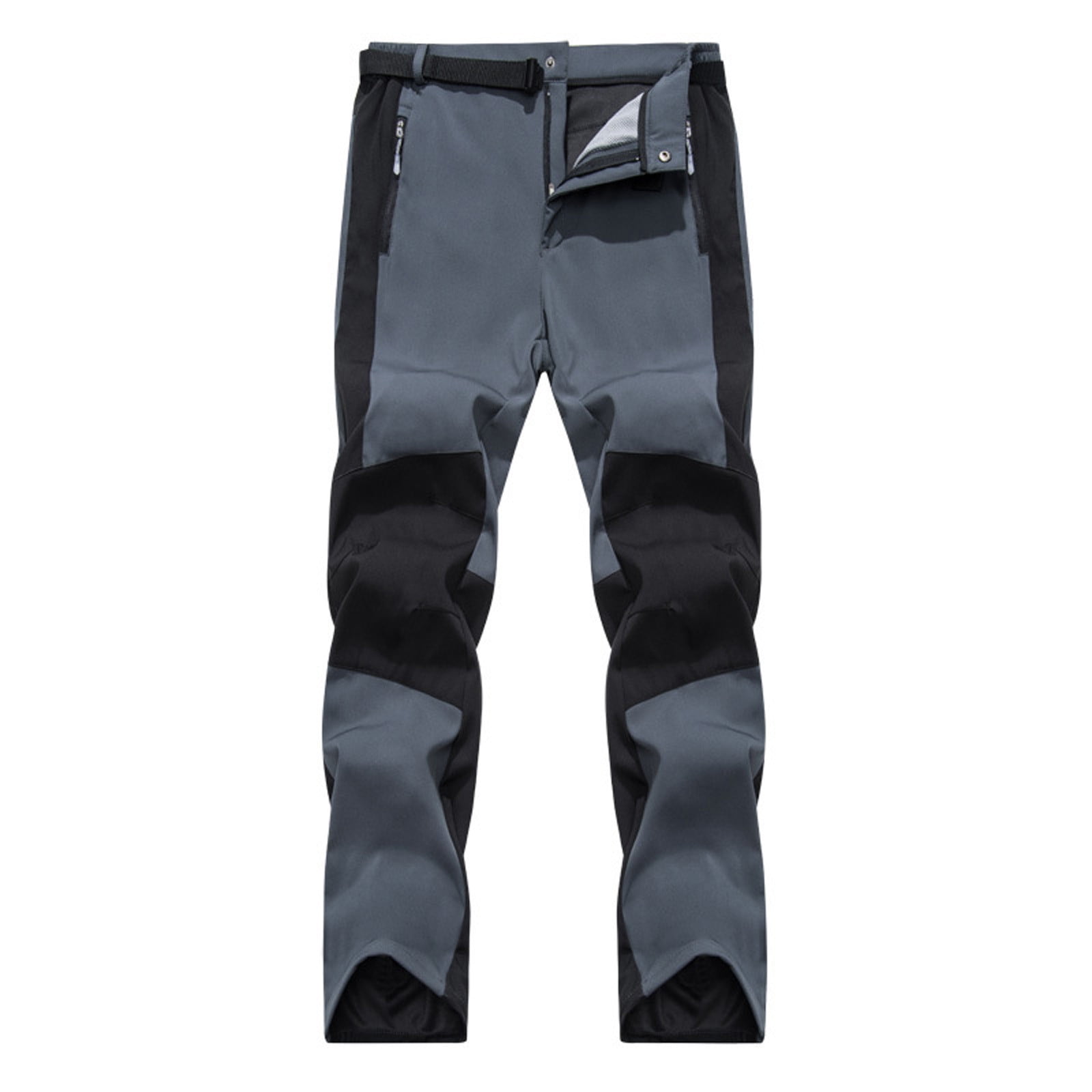 Brglopf Men's Hiking Cargo Pants with Belt Quick-Dry Outdoor Waterproof ...