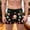 Brique Rouge, variante sur Boxeurs Champions du Vin pour Hommes, Pantalons à Quatre Coins Personnalisés, sous-Vêtements à Thème Photo Personnalisés et Intéressants pour Hommes