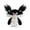 Black, variant on 35cm Cute Plush Doll Stuffed Animal Toy, Soft Skin-Friendly Furry Fox Raccoon Wolf Plushie, Kawaii Birthday Gift, Blue
