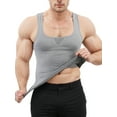 thumbnail image 3 of MISS MOLY Men's Slimming Body Shaper Vest Shirt Abs Abdomen Compression Shirt Moobs Workout Tank Tops Undershirts, 3 of 5