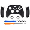 thumbnail image 2 of eXtremeRate Grips Shell with Accent Rings Black Grip Handles Faceplate for Xbox Core Controller, 2 of 8
