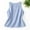 Light Blue, variant on FDGIU Women's 2025 Summer V Neck Tank Tops - Sleeveless Flowy Blouse with Curved Hem