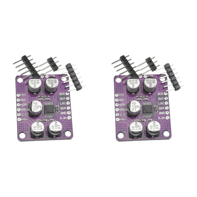 Placa Amplificadora Audio PCM1808 24 Bits Decodificador Entrada Analógica Un Extremo Estéreo ADC