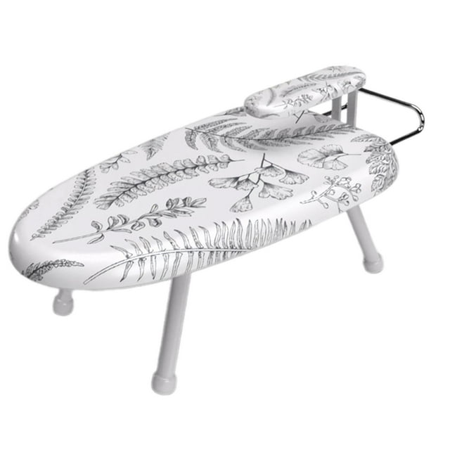 veasfak Mini Ironing Board Foldable Ironing Table Non Slip Heavy Duty Tabletop Ironing Board Small Iron Board for Apartment Dorm Home D