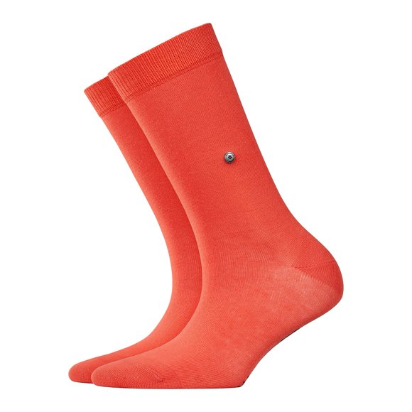 Burlington Women Socks LADY - Medias cortas, Onesize, Unicolores, Etiquetado, 36-41 naranjarojo