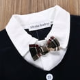 thumbnail image 5 of Gelikeya Formal Baby Boy Clothes 0-18 Months Short Sleeve First Birthday Party Outfits Gifts Clothing (Blue, 12-18 Months), 5 of 6