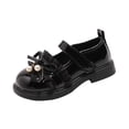 thumbnail image 2 of Abomasnow Girls Dress Shoes Toddler Non-Slip Soft Sole Mary Janes Shoes Little Girl School Uniform Oxford Shoes, 2 of 5
