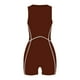 thumbnail image 5 of WILLBEST Traje de Baño Corto para Mujer, Traje de Baño para Mujer, Traje de Baño Corto de Manga Corta, Traje de Baño deportivo con Línea de contraste y Esnórquel para Surf, 5 of 5