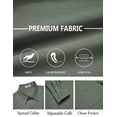thumbnail image 5 of COOFANDY Long Sleeve Shirts for Men Wrinkle Free Button Up Dress Shirts Casual Stylish Office Shirt, 5 of 6