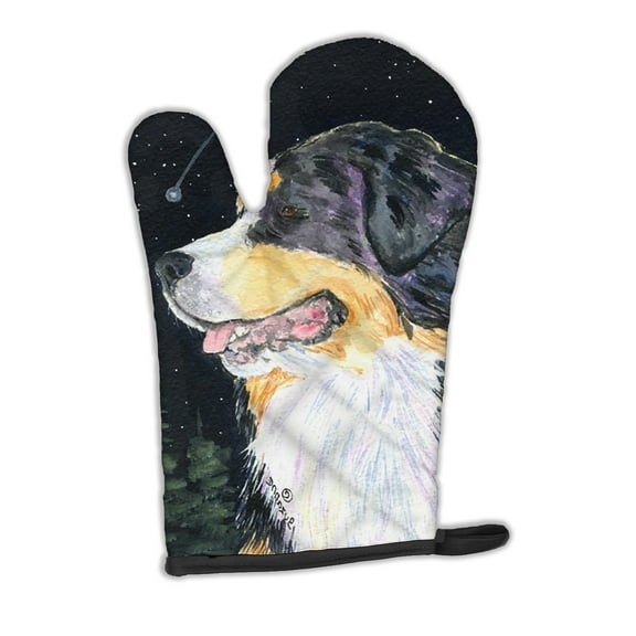 Carolines Treasures SS8512OVMT Starry Night Bernese Mountain Dog Oven Mitt Large multicolor