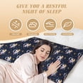 thumbnail image 4 of Lsque Astronaut Surfing Body Pillow Case Cover,Ultra-Soft Microfiber Bed Pillow Cases 20x54 inches,Elegant Bedding,Breathable Durable Pillow Cover with Envelope Closure, 4 of 8
