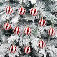 thumbnail image 5 of 6‑Pack Shatterproof Christmas Ball, 2.36 in Plastic Glitter Hanging Ball Ornaments, Festive Xmas Tree Pendants Baubles for Wreath Home Holiday Commercial Decor, 5 of 7
