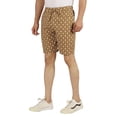 thumbnail image 4 of Inkmeso Casual Cotton PrintedShorts For Mens Summer Elastic Waist Classic Everyday Shorts, 4 of 7