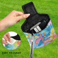 thumbnail image 4 of Haosy Vibrant Palm Trees Golf Mallet Putter Cover Strong Magnetic Leather Golf Club Headcover Closure, 4 of 7