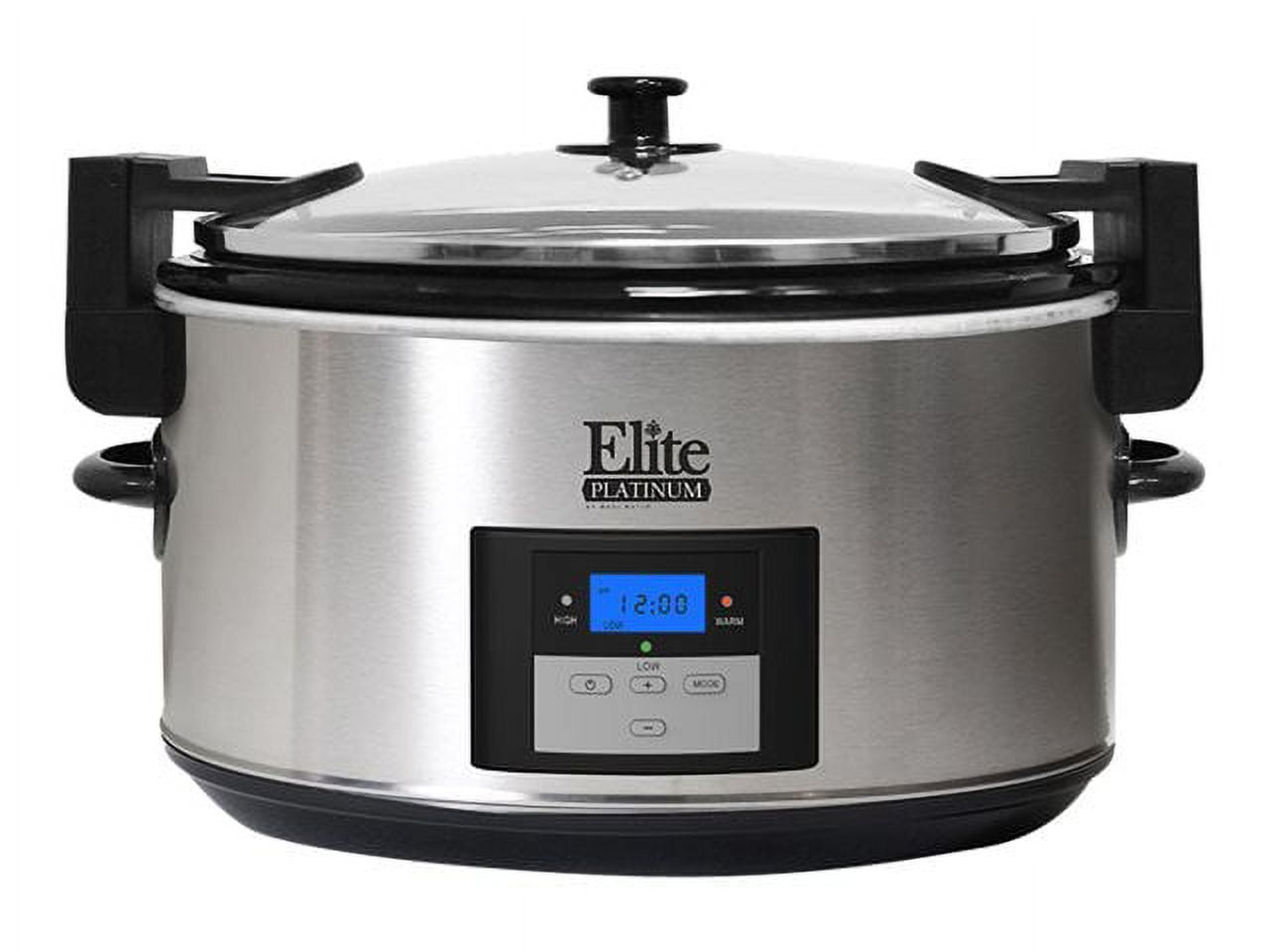 Elite Platinum MST900VXD 8.5Quart Stainless Steel Programmable Slow