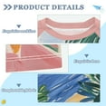 thumbnail image 2 of FORMRS Boys Rash Guard Short Sleeves Swim Shirt Quick Dry UPF 50+ Sun Protection, Sizes 3-12T, Seaside Leaves, 2 of 6