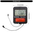 thumbnail image 2 of Multifunctional Rowing Machine Counter Gym Replacement Monitor LCD Display Counter Monitor Speedometer Counter, 2 of 9