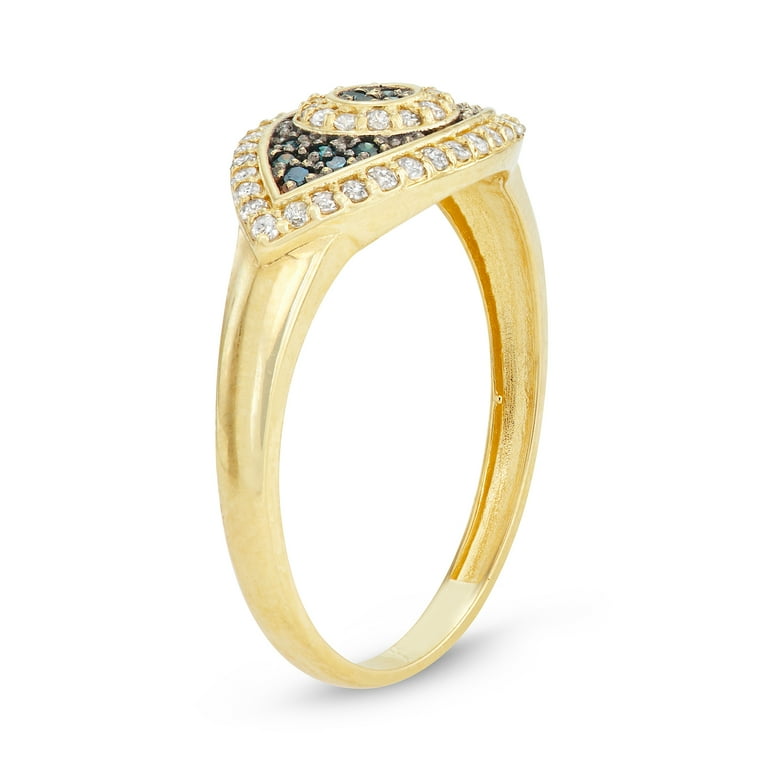 10k gold evil eye diamond ring - Walmart.com 10k gold evil eye diamond ring - Walmart.com
