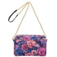 thumbnail image 2 of FORMRS Women Crossbody Purse with Chain Strap Vegan Leather Shoulder Handbag, Vibrant Art Flowers, 2 of 7