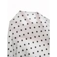 thumbnail image 4 of Women's Polka Dot Print Spaghetti Strap Backless Fitted Jumpsuit 3/4 Length Party Fashion Outfit, 4 of 10
