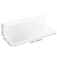 thumbnail image 5 of FRCOLOR  Wall Shelf Floating Acrylic Storage Rack Multifunctional, 5 of 8