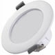 thumbnail image 2 of 5 Focos LED para baño, ultraplanos 25mm, Ø90mm, blanco, empotrable en techo, panel LED 5-7W, 460Lm, blanco neutro 4000K, 2 of 5