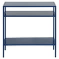 thumbnail image 3 of Evelyn&Zoe Ricardo 24" Wide Rectangular Side Table, Mykonos Blue, 3 of 8
