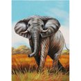 thumbnail image 1 of Taladro Pintura Diamante (DE3490) 5D DIY Elefante Completo Punto de Cruz Craft Kit (WLL834) 50x70cm Hugtrwg Para estrenar, 1 of 1