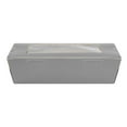 thumbnail image 5 of Cafe Vision 42 oz Gray Paper Take Out Container - Hinge Lock - 8" x 5 1/2" x 2" - 200 count box, 5 of 10