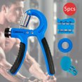 thumbnail image 1 of Empuñadura Resistencia ajustable del agarre del antebrazo para entusiastas del fitness (bolsa de almacenamiento azul), 1 of 8