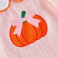 thumbnail image 6 of XUANTAOO Halloween Kids Short Sleeve Pumpkin Princess Tutu Dresses Girl Halloween Toddler 12-18 Months, 6 of 6