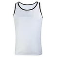 thumbnail image 4 of hlysgo Big and Tall Tank Tops for Men Base Layer Undershirts Fitted Solid Color Sleeveless Workout Gym Tank Tops Breathable Casual Muscle Shirts White S, 4 of 5