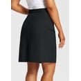 thumbnail image 2 of BALEAF Women's Skorts Skirts Hiking Cargo Skorts Pockets 19" Knee Length Long Athletic Quick Dry Skirts UPF 50 Black L, 2 of 7