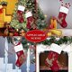 thumbnail image 5 of Calcetines navideños Bolsa de regalo Bordado de franela Calcetines navideños Copo de nieve Hy, 5 of 5