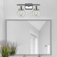 thumbnail image 3 of 916-2W-PC-G202-6 Innovations Lighting Beacon - 2 Light Bath Vanity In Modern Style-11 Inches Tall and 16 Inches Wide-Polished Chrome Finish-Clear, 3 of 3