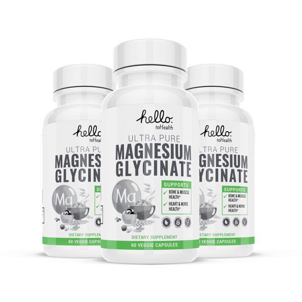 Complete Magnesium Glycinate (400mg) Stress Relief and Sleep