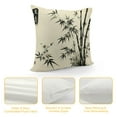 thumbnail image 4 of Leisuo Throw Pillow Case Bush Japanese Original Watercolor Ink Stem Painting Plant Asian White Nature Decorative Pillow Case Cover Home Decor Square Pillowcases, 4 of 5