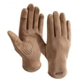 thumbnail image 4 of IROINNID Discount Touchscreen Gloves for Women Thermal Gloves Solid Color New Winter Gloves, Suede Thickening Touchable Screen Warm Outdoor Riding Gloves,Coffee, 4 of 6