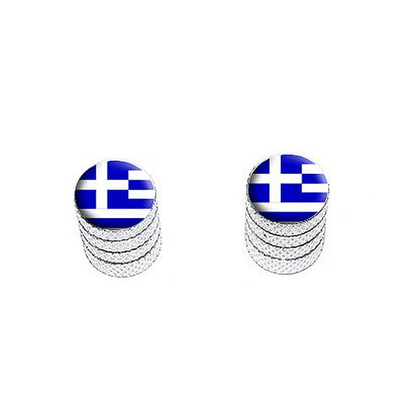Greece Greek Flag - Bike Valve Stem Caps