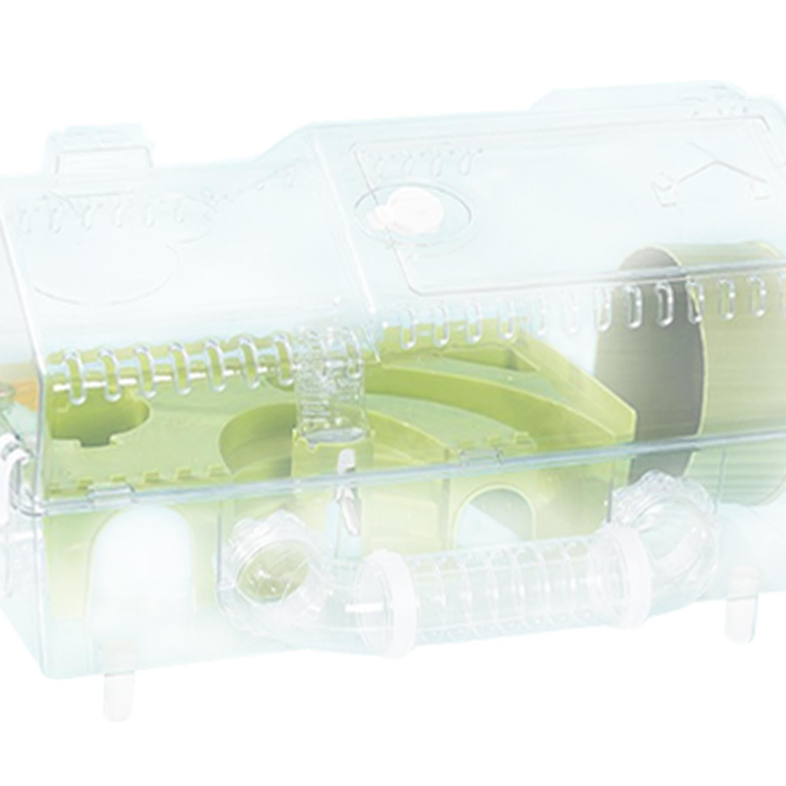 oshhni Hamster Cage Hamster House Creative Multifunction Breathable Small Animal Cage Hamster Habitat for Mice Gerbils Small Animals green