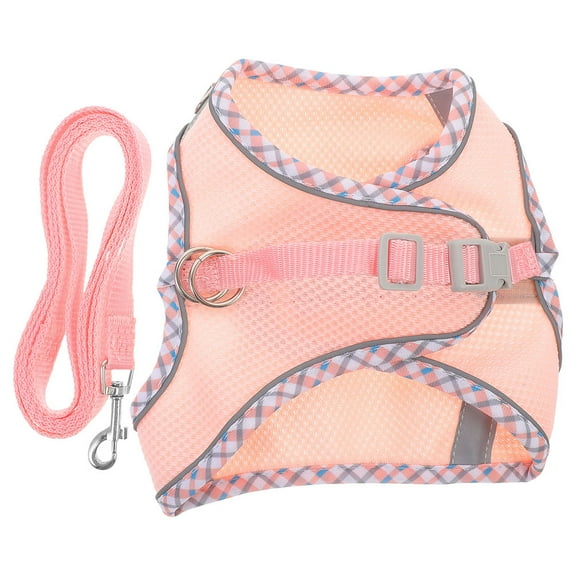 LOLIPPYY 1 Set of Reflective Design Dog Chest Harness for Puppies Polyester Compact Outdoor