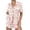 Strawberry, variant on Ekouaer Womens Silk Satin Pajama Sets 2 Piece Button Down Silk Pjs Shorts Sets Cute Print Short Sleeve Sleepwear