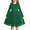 Green, variant on Arshiner Toddler Tutu Dress Girls Long Sleeve Fall Winter Peter Pan Collar Party Tulle Dresses