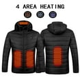 thumbnail image 2 of TAIAOJING Womens Heated Down Coat Fishing Via Cotton Heating Usb Male Female Coat Heated 4 Piece Charging Vest Women's Blouse, 2 of 9