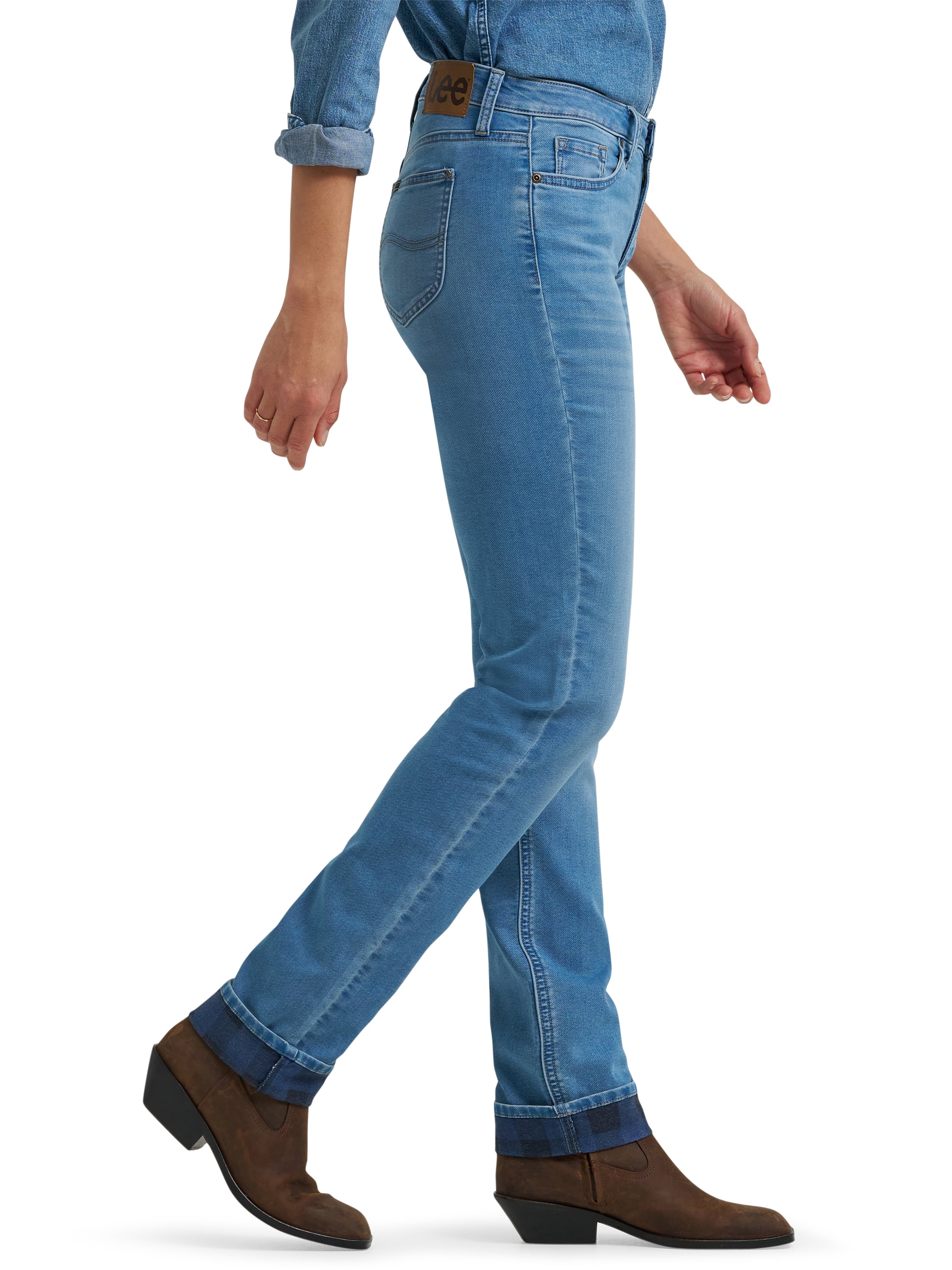 Lee® Women's Legendary Lined Straight Leg Denim Jeans
