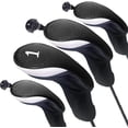 thumbnail image 6 of FINGER TEN Golf Club Head Covers Woods Driver Fairway Hybrid 3/4/5 Set, Headcovers Men 1 3 5 7 X Interchangeable Number Tag, Fit All Wood Clubs, 6 of 7