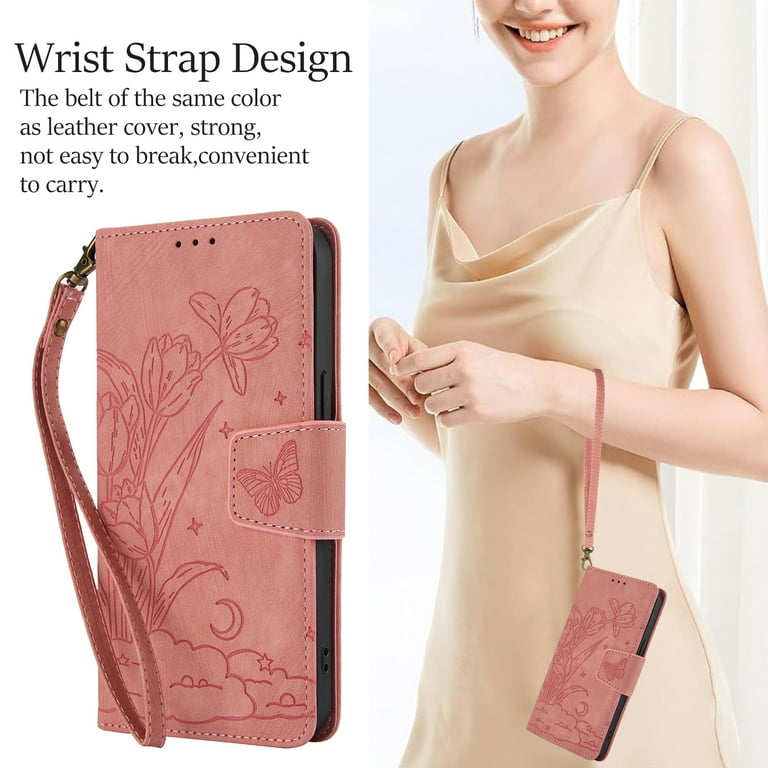 YWKJ For Samsung Galaxy A16 Case Wallet With RFID Blocking Card Holder Colored