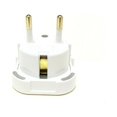 thumbnail image 3 of Travel Adapter - British 3 Pin White - UK Standard Plug to European Standard Plug,, 3 of 5