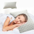 thumbnail image 2 of Hvmvliv Pillows for Side Sleepers(29x18.8in) Foam Bed Pillows for Sleeping Side Back or Stomach Sleeper Neck Protection Pillow Core for Neck and Shoulder Pain White, 2 of 7