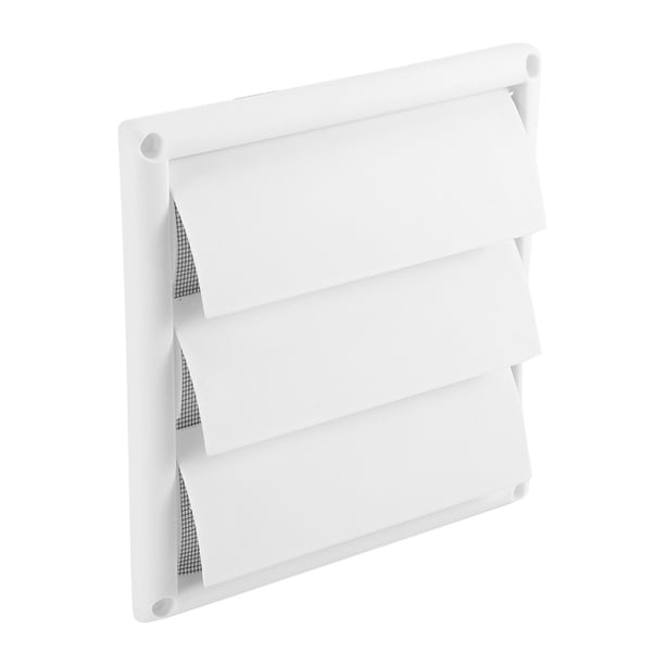 Kenally Rejillas de pared de 6 pulgadas, rejilla de ventilación de aire, cubierta de ventilación, plástico blanco, 200x200x40mm, calefacción, Herramientas eléctricas 6 pulgadas Kenally TO000093-01
